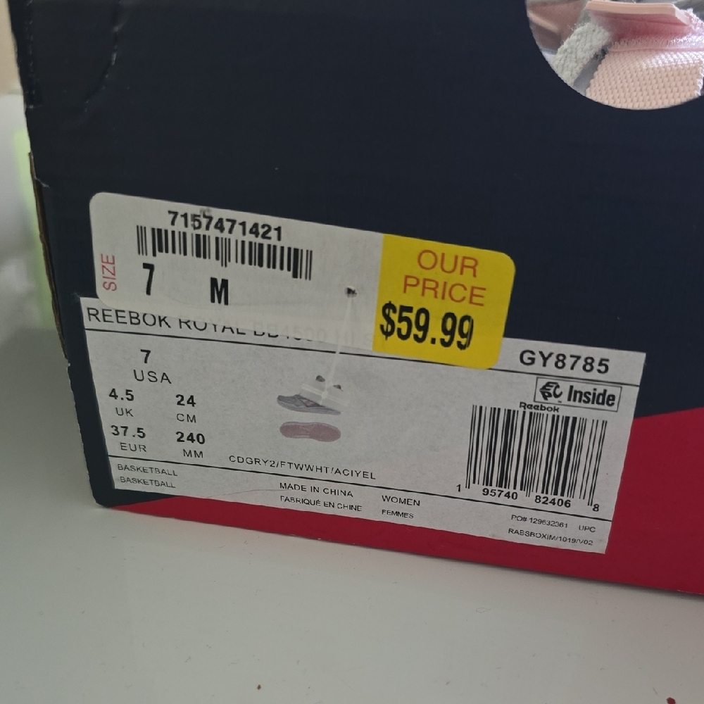 Reebok Royal Sneakers - Black and White